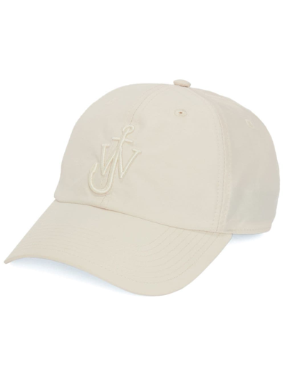 Jw Anderson Logo Baseball Cap In White
