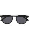 Mykita Cantara Round-frame Sunglasses In Black