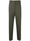 Theory Men's Zaine Precision Ponte Slim-straight Chino-style Pants In 绿色