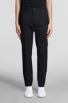 DEPARTMENT FIVE PANTS IN BLACK POLYESTER