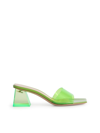 Gianvito Rossi Woman Sandals Lime Green Size 5.5 Thermoplastic Polyurethane In Kiwi