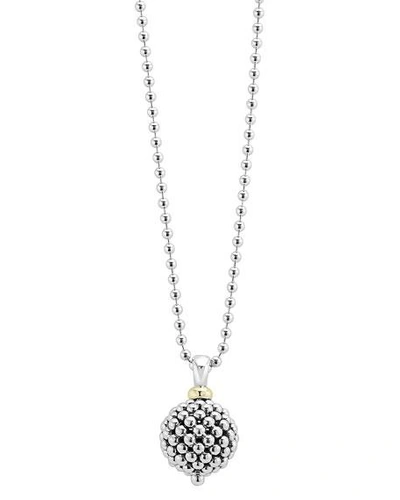 LAGOS CAVIAR FOREVER BALL PENDANT NECKLACE, 34"L,PROD190670010