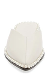 Karl Lagerfeld Vyra Mule In Soft White