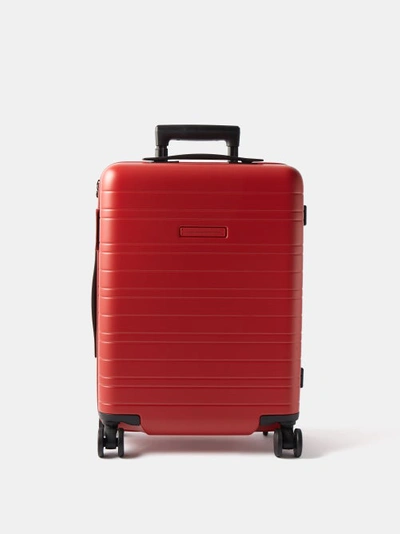 Horizn Studios H5 Essential Hardshell Cabin Suitcase In Dark Red