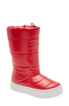 Jeffrey Campbell Snowed 2 Platform Winter Boot In Red