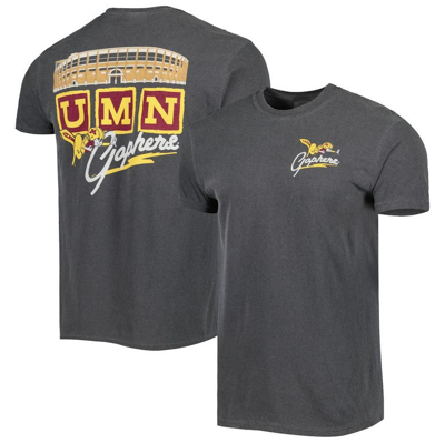 Image One Charcoal Minnesota Golden Gophers Vault Stadium T-shirt