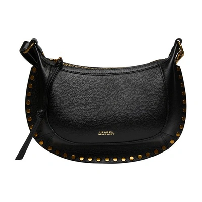 Isabel Marant Oskan Moon Shoulder Bag In Black