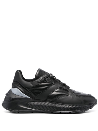 Baldinini Panelled Low-top Trainers In Black