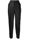 TOTÊME PRESSED-CREASE TAPERED TROUSERS