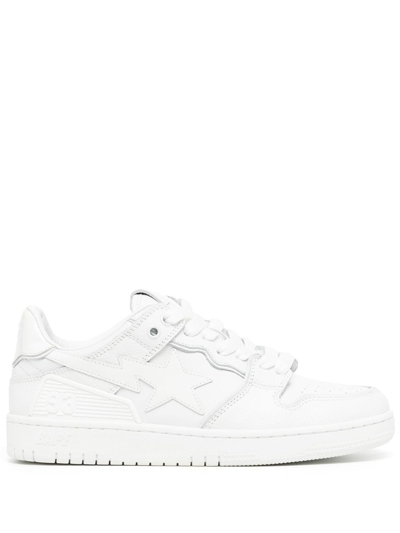A Bathing Ape Bape Sta Low-top Trainers In White