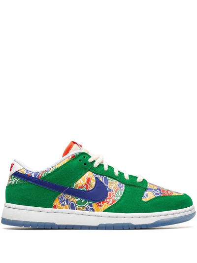 Nike Dunk Low "foam Finger" Sneakers In Green