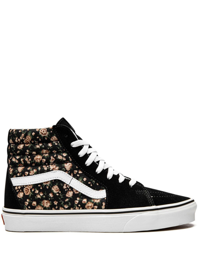 Vans Sk8-hi "rose Dreams" Sneakers In Black