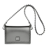 Carmen Sol Graziella Flap Crossbody In Gunmetal