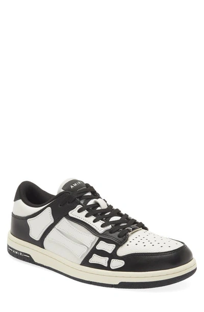 Amiri Skel Top Low-top Sneakers In 004 Black/white