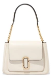 Marc Jacobs The Chain Leather Satchel Bag In New Cloud White