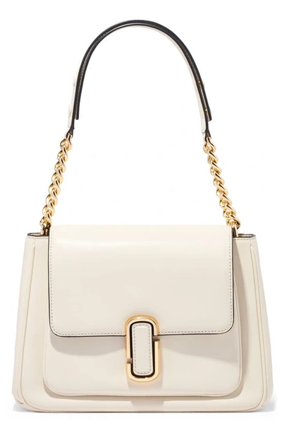 Marc Jacobs The Chain Leather Satchel Bag In New Cloud