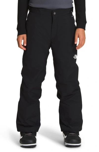 The North Face Kids' Freedom Waterproof Recycled Polyester Insulated Pants In Black