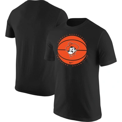 Nike Black Oklahoma State Cowboys Basketball Team Issue T-shirt