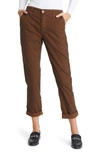 Ag Caden Straight Leg Pants In Rich Amber Oak