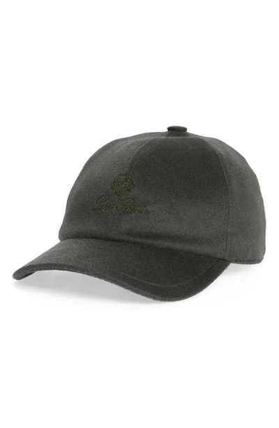 Loro Piana Storm System® Waterproof Cashmere Baseball Cap In Army Green