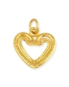 JEAN MAHIE 22K YELLOW GOLD HEART TRIO PENDANT,PROD188270219