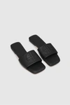 Anine Bing Open-toed Slippers In Black