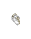LAGOS NEWPORT 18K GOLD DIAMOND KNOT RING,PROD186080238