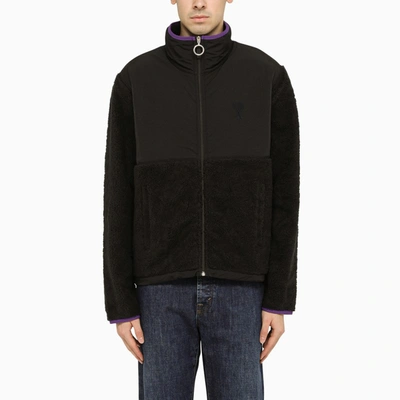 Ami Alexandre Mattiussi Ami De Coeur Panelled Jacket In Black