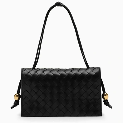 Bottega Veneta Black Trio Pouch On Strap