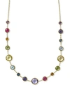 Ippolita 18k Gold Lollipop Lollitini Short Necklace In Sorbet, 16-18 In Purple/green
