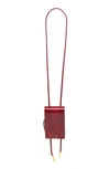 Ashya Heritage Checker Bolo Crossbody Bag In Cherry Trilogy Marble