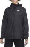 Nike Women's  Sportswear Essential Repel Woven Jacket In Black/white