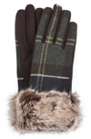 Barbour Ridley Tartan Gloves In Classic