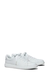 Tory Burch Howell Sneaker In Titanium Wh/titanium Wh