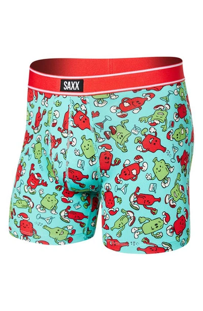 Saxx Boxer Briefs In Holiday Buzz- Multi