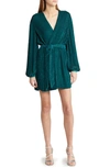 Retroféte Gabrielle Green Tie-front Minidress Woman Retrofete