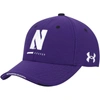 UNDER ARMOUR YOUTH UNDER ARMOUR PURPLE NORTHWESTERN WILDCATS BLITZING ACCENT PERFORMANCE ADJUSTABLE HAT