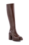 Seychelles No Love Knee High Boot In Brown