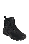 Adidas Originals Unity Rain.rdy Waterproof Mid Hiking Boot In Black/ Black/ Grey