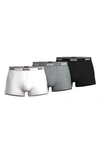 Hugo Boss 3-pack Power Stretch Cotton Trunks In Assorted Pre-pack