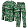 CONCEPTS SPORT CONCEPTS SPORT GREEN COLORADO STATE RAMS SWIVEL LONG SLEEVE T-SHIRT & PANTS SLEEP SET