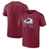 Fanatics Branded Nathan Mackinnon Burgundy Colorado Avalanche Name And Number T-shirt In Burgundy