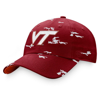 TOP OF THE WORLD TOP OF THE WORLD MAROON VIRGINIA TECH HOKIES OHT MILITARY APPRECIATION BETTY ADJUSTABLE HAT