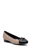 Ara Belinda Ballet Flat In Nude