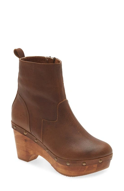 Cordani Zabina Bootie In Brown Leather