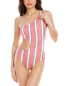 Solid & Striped One-piece In Pink
