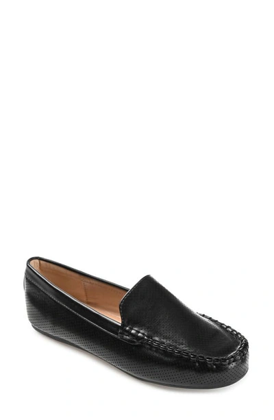 Journee Collection Halsey Loafer In Black Pu