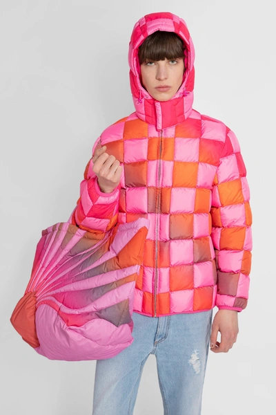 Erl Down Jacket In Multicolor