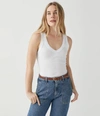Michael Stars Maya Tank In White