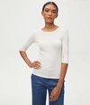 Michael Stars Dot Tee In Chalk
